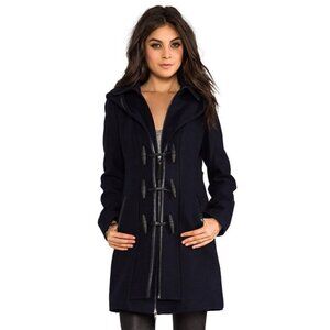 Mackage Steffy Wool Cashmere Black Long Heavy Coat Toggle Closure Women’s XS